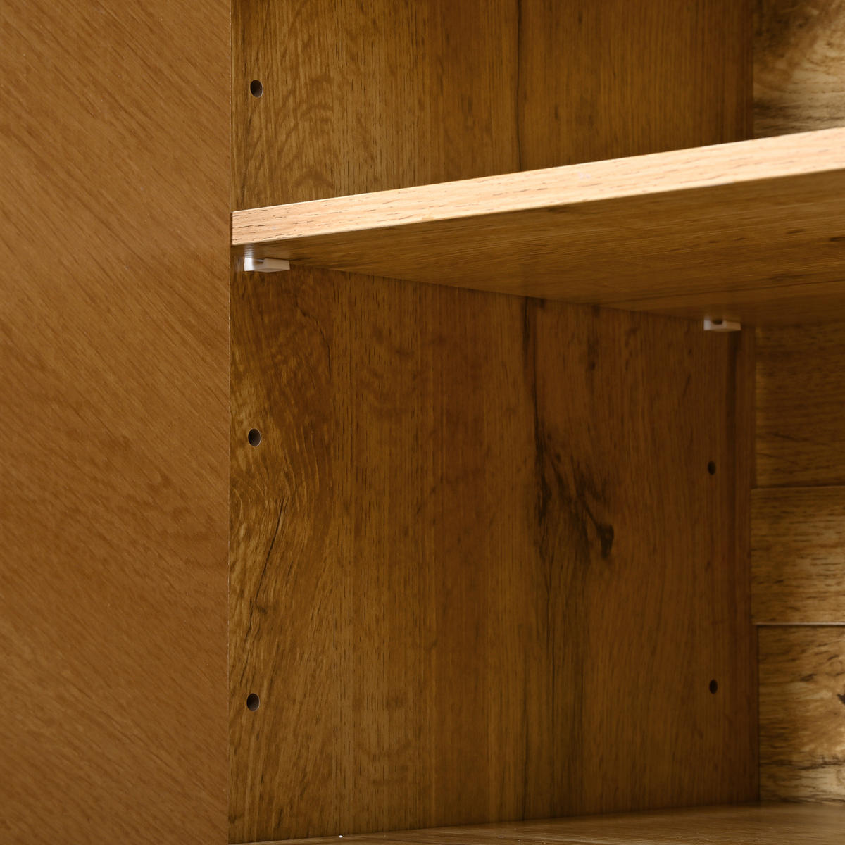 SCHUHSCHRANK aus MDF 80x38x100cm in Natur mit Soft-Close - Naturfarben, Holzwerkstoff (80/100/38cm) - Modfu