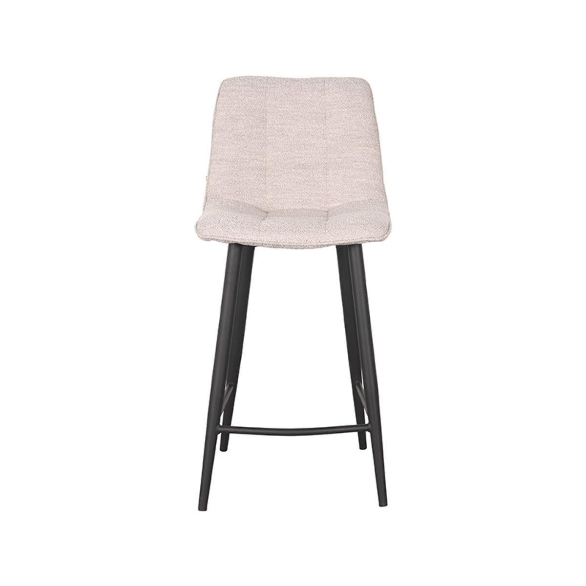 BARHOCKER Jelt Weiß 42/46/92 cm 2er-Set - Weiß, Textil (46/92/42cm) - LABEL51