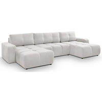 ECKSOFA Hellgrau Curio 80 Mit Schlaffunktion - Hellgrau/Grau, Textil (359/177cm) - Sepro Meble