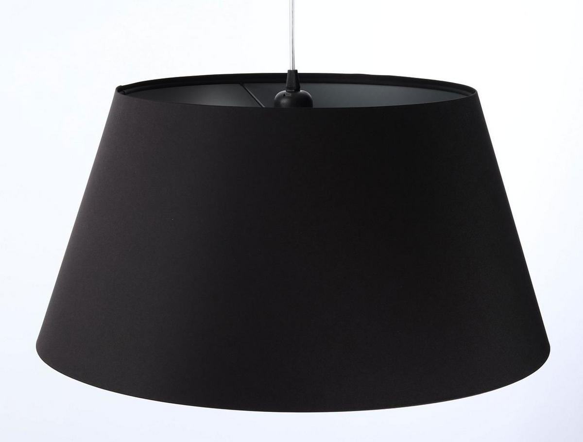 HÄNGELEUCHTE Schwarz 50/27 cm - Schwarz, Kunststoff (50/1.3/27cm) - ONZENO