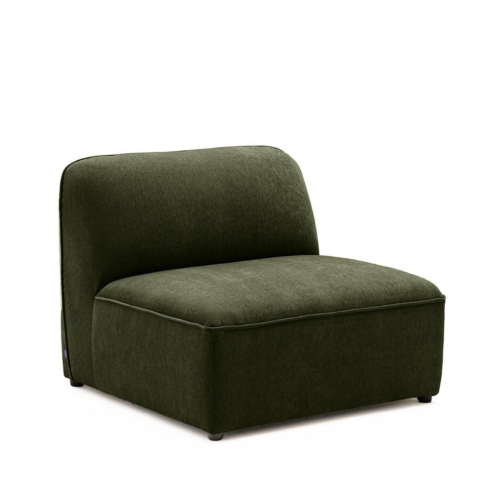 SITZSESSEL für modulare Stoffsofas - NOOR - Grün - Grün, Textil (97/71/91cm) - Drawer