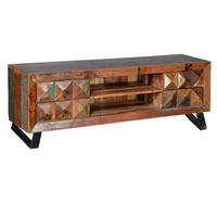 TV-SCHRANK aus recyceltem Holz - Chromfarben, Holz (155/55/40cm) - Giner y Colomer