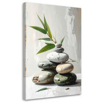 LEINWANDBILD Zen und Orientalisch 70x100cm - Grau, Textil (70/100cm) - Feeby