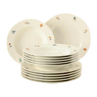 TAFELSERVICE Marieluise Blütenmeer bunt 12-tlg. - Multicolor, Keramik (32.3/23.5/32.3cm) - Seltmann Weiden