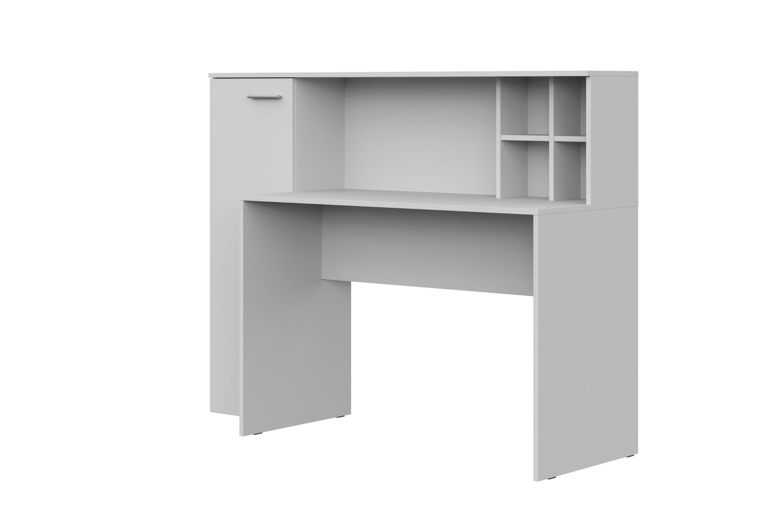 SCHREIBTISCH Weiß 153/116/54 - Weiß, Holzwerkstoff (54/153/116cm) - RAUMHIRSCH FURNITURE
