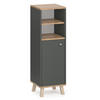 MIDISCHRANK Senyo Anthrazit 30 x 95 cm - Anthrazit, Holzwerkstoff (30/95/30cm) - Vicco