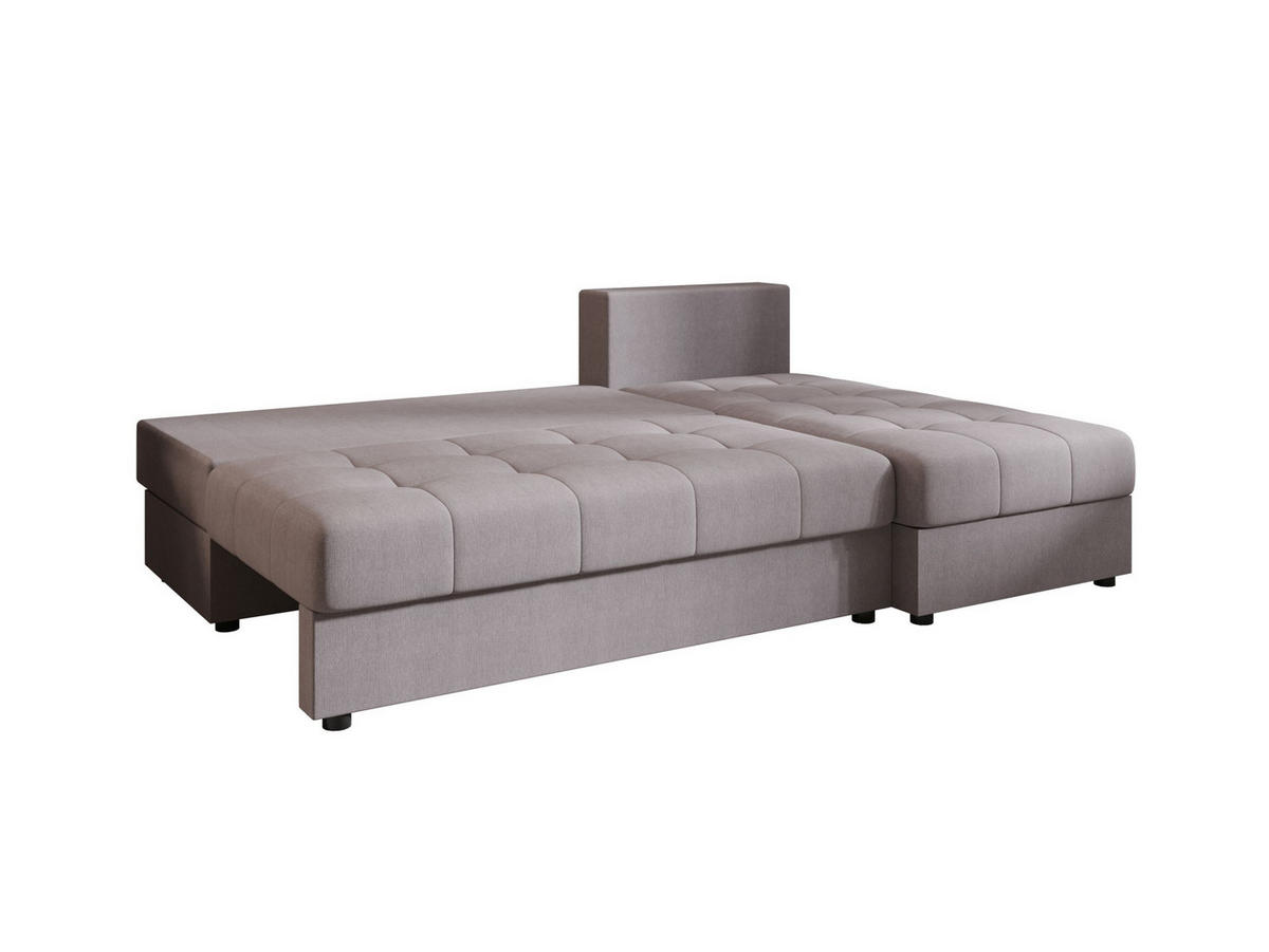 ECKSOFA MOS L Cosmic 160 Rechts mit Schlaffunktion - Grau, Textil (200/143cm) - Bedante