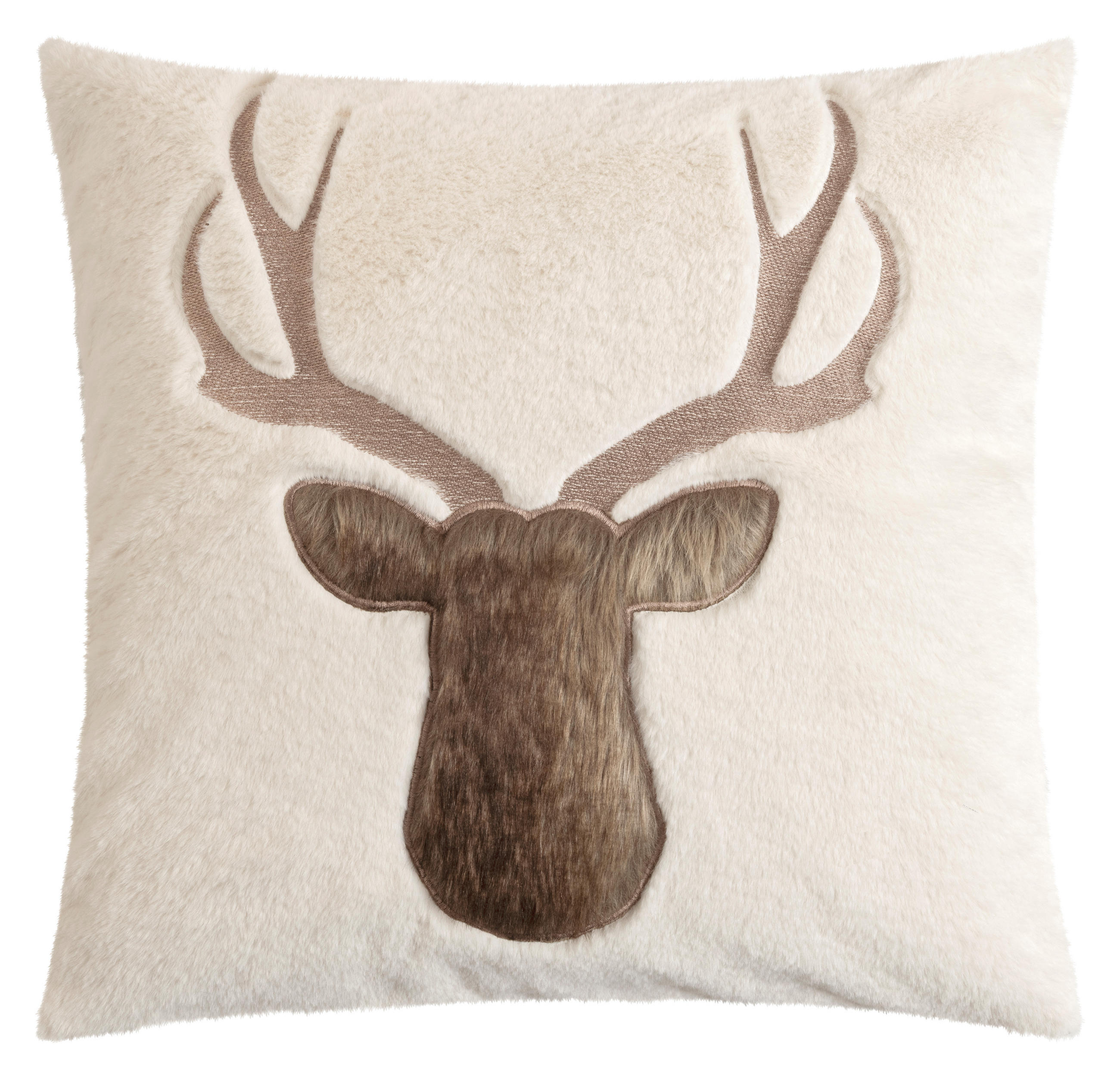 ZIERKISSENHÜLLE WOODIE - Beige, Textil (45/45cm) - Magma Heimtexx