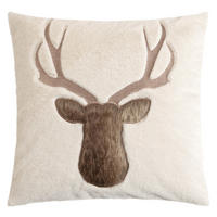 ZIERKISSENHÜLLE WOODIE - Beige, Textil (45/45cm) - Magma Heimtexx