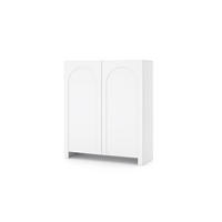SIDEBOARD ARCO Weiß 100x35x117 cm - Weiß, Holzwerkstoff (100/117/35cm) - FURNLUX