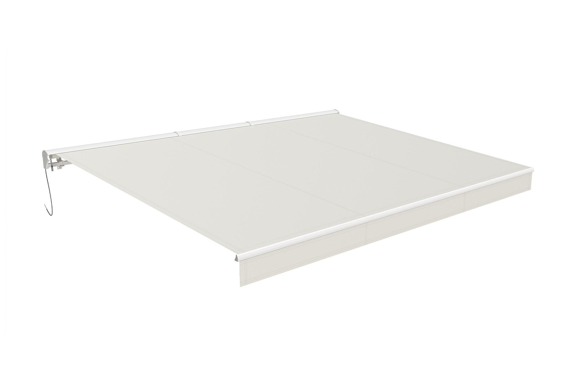 Cazeboo Halbkassettenmarkise Beige 394x218x300 cm