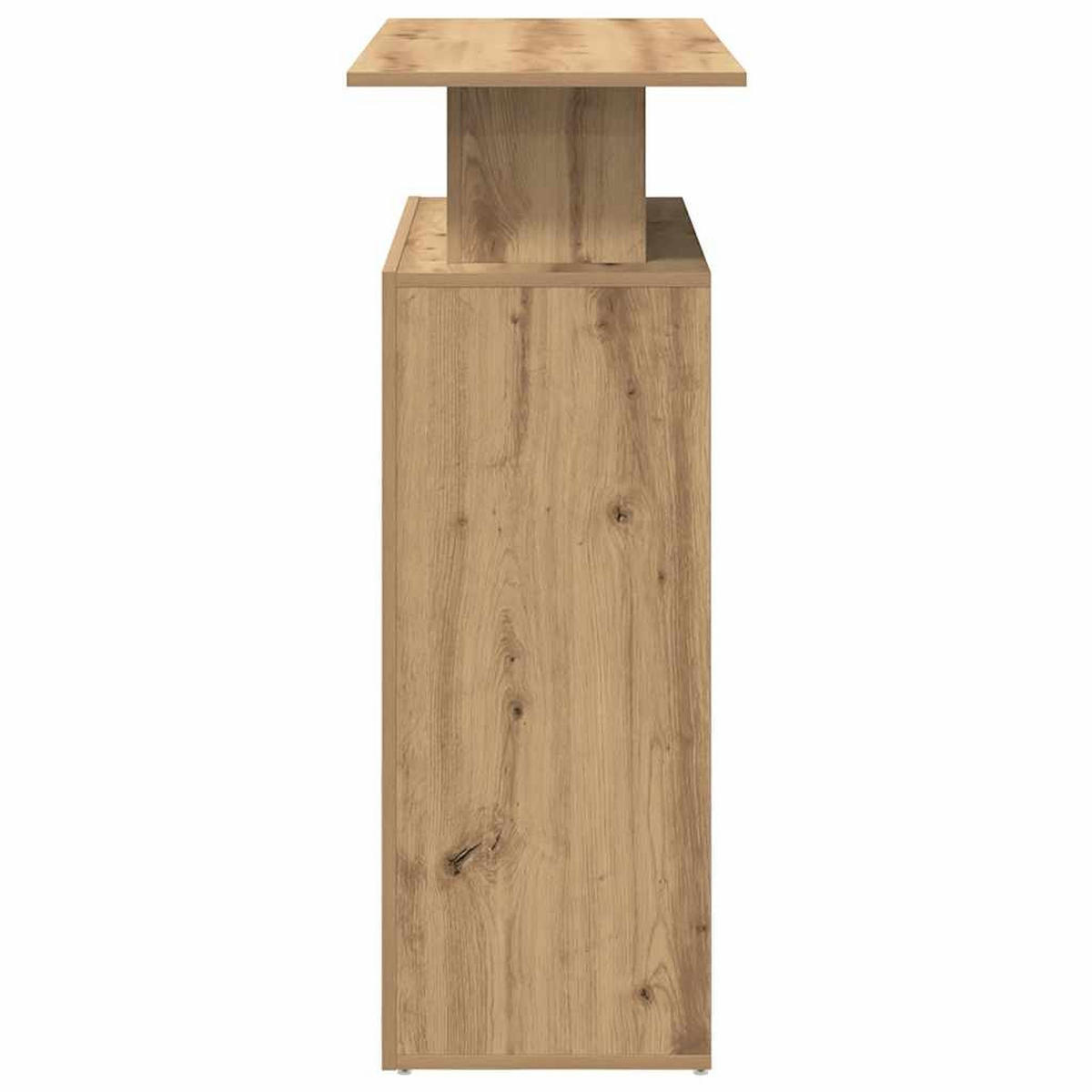 EMPFANGSTHEKE mit 3 Fächern 100/40/104 cm aus Holzwerkstoff Artisan-Eiche Dekor - Eiche Artisan, Holz (40/100/104cm) - vidaXL