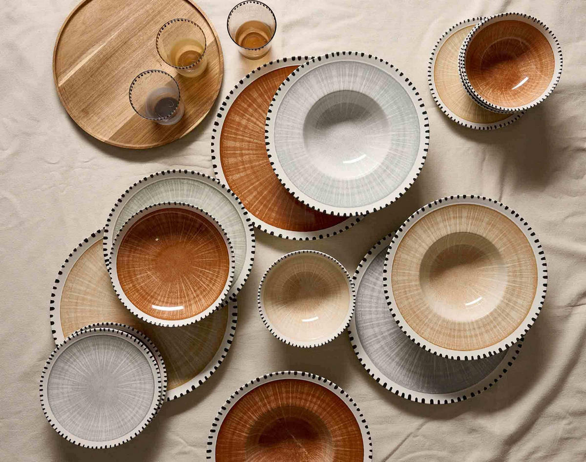 SUPPENTELLER Natura Creme ø 21 cm 6er Set - Creme, Keramik (21cm) - Ritzenhoff Breker