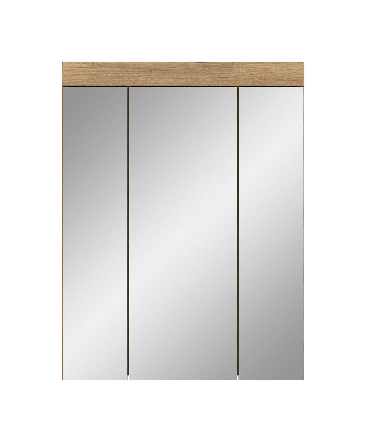 SPIEGELSCHRANK SCOUT (B/H/T: ca. 60/79/18 cm) in Evoak Oak Nachbildung/Spiegelglas - Eichefarben, Holz (60/79/18cm)