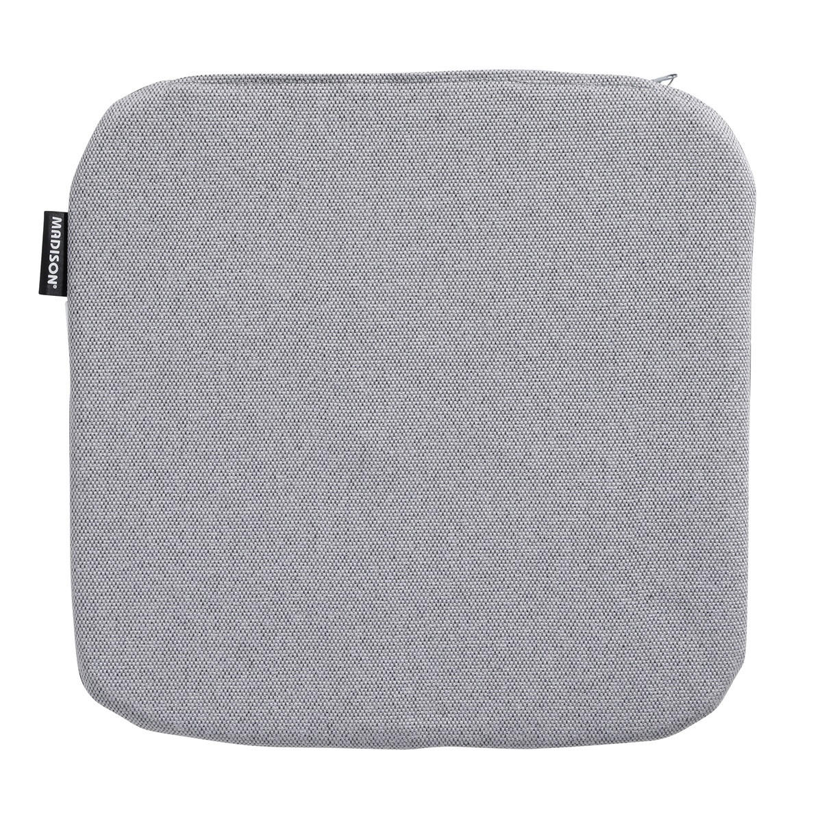 SITZKISSEN Manchester 40/40 cm 4er-Set - Hellgrau, Textil (40/2/40cm) - Madison