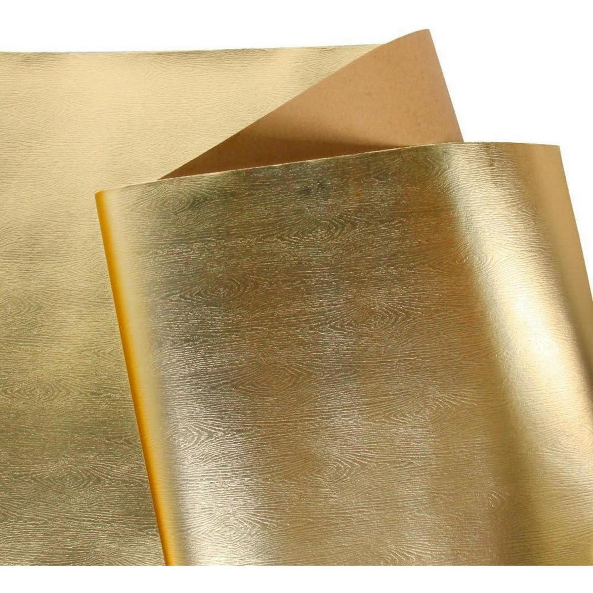 GESCHENKPAPIERROLLE Mattgold 43 cm x 5 m - Goldfarben, Papier (4/44/4cm)