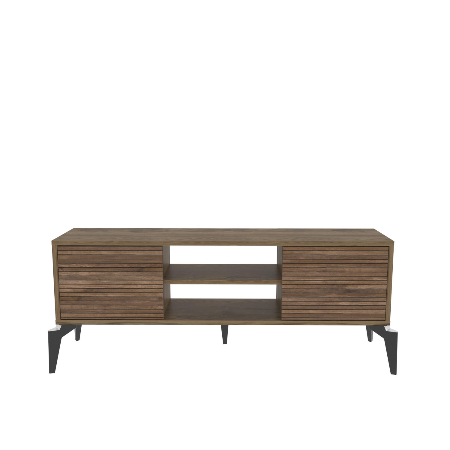 TV-LOWBOARD Lojo - Braun, Holzwerkstoff (130/52/29.5cm) - Decorotika