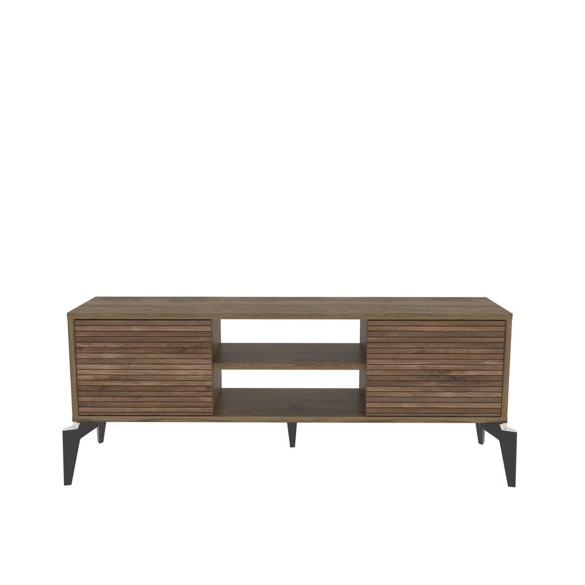 TV-LOWBOARD Lojo - Braun, Holzwerkstoff (130/52/29.5cm) - Decorotika