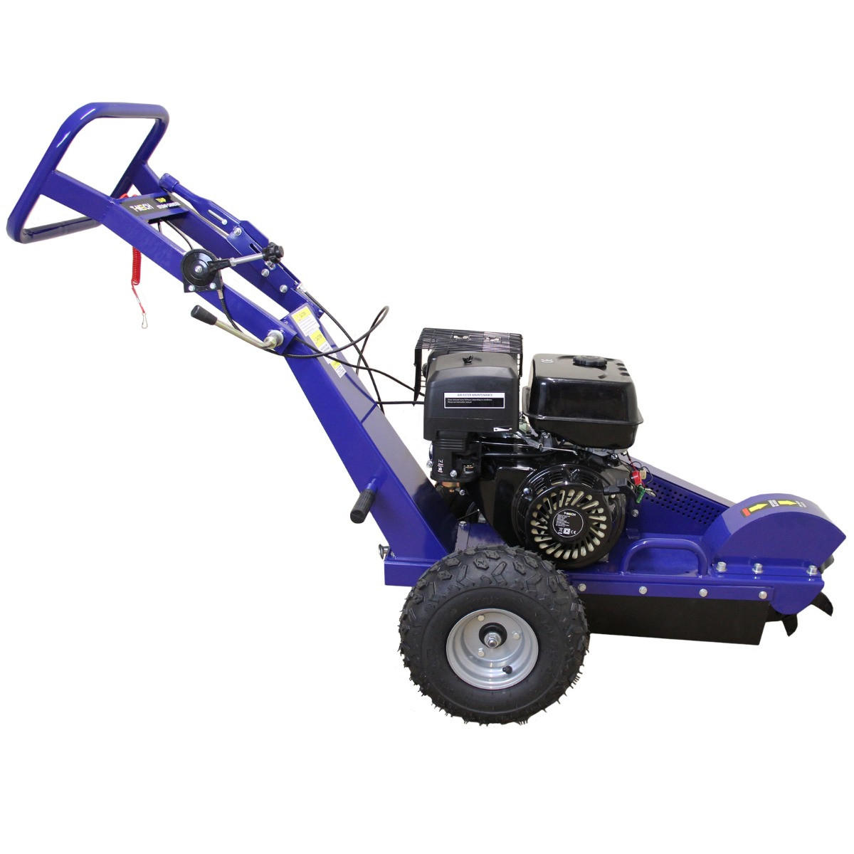 BAUMSTUMPFFRÄSE STUBBENFRÄSE 15PS - Blau, Metall (70/158/120cm) - T-Mech