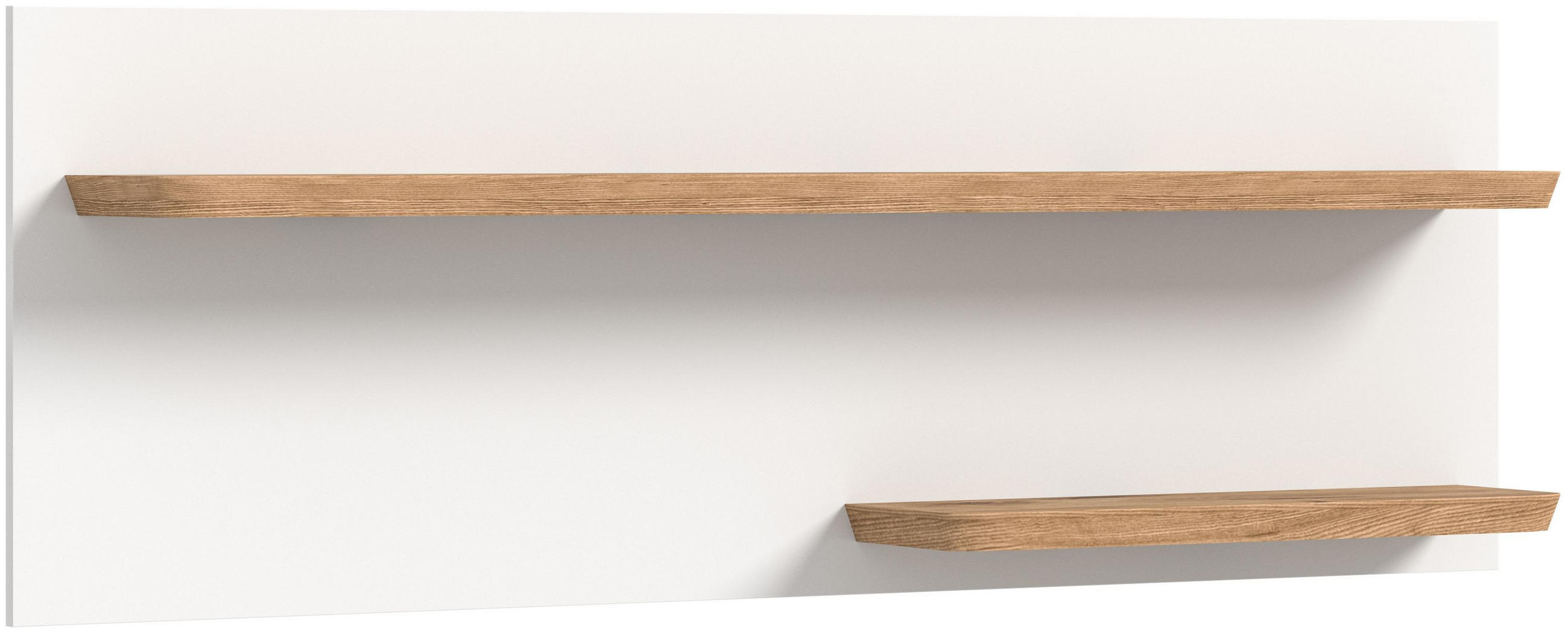 WANDBOARD Aarhus weiß Nox Oak Nachbildung - Weiß, Holzwerkstoff (160/55/22cm) - Xonox