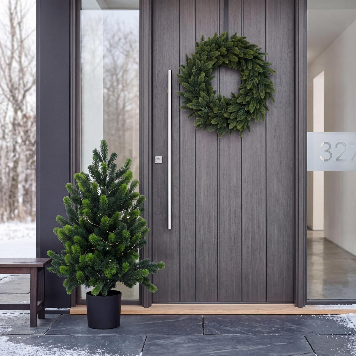 WEIHNACHTSBAUM Grün - Grün, Kunststoff (60cm) - MCW