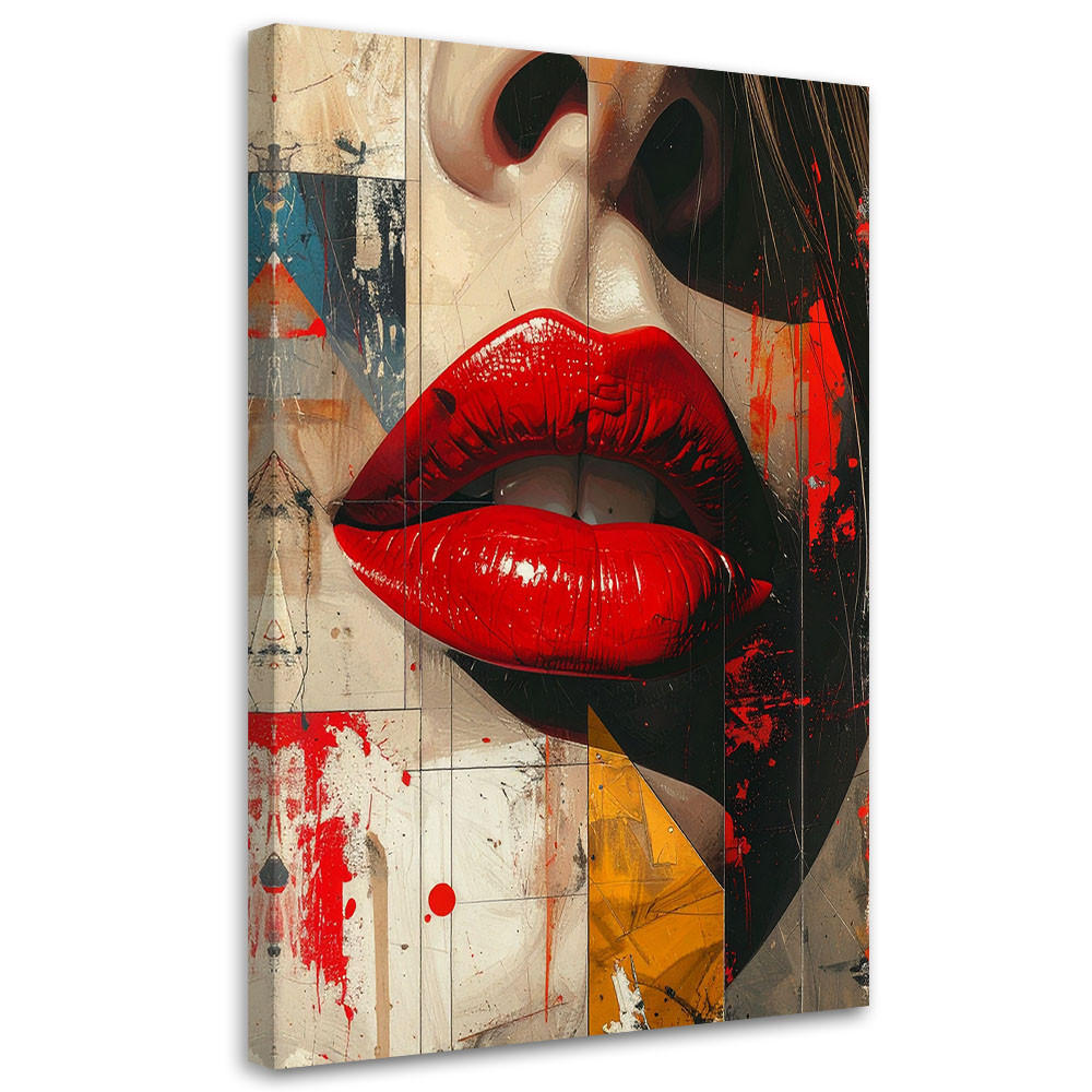 Feeby Wandbild, Rot 80x120 cm