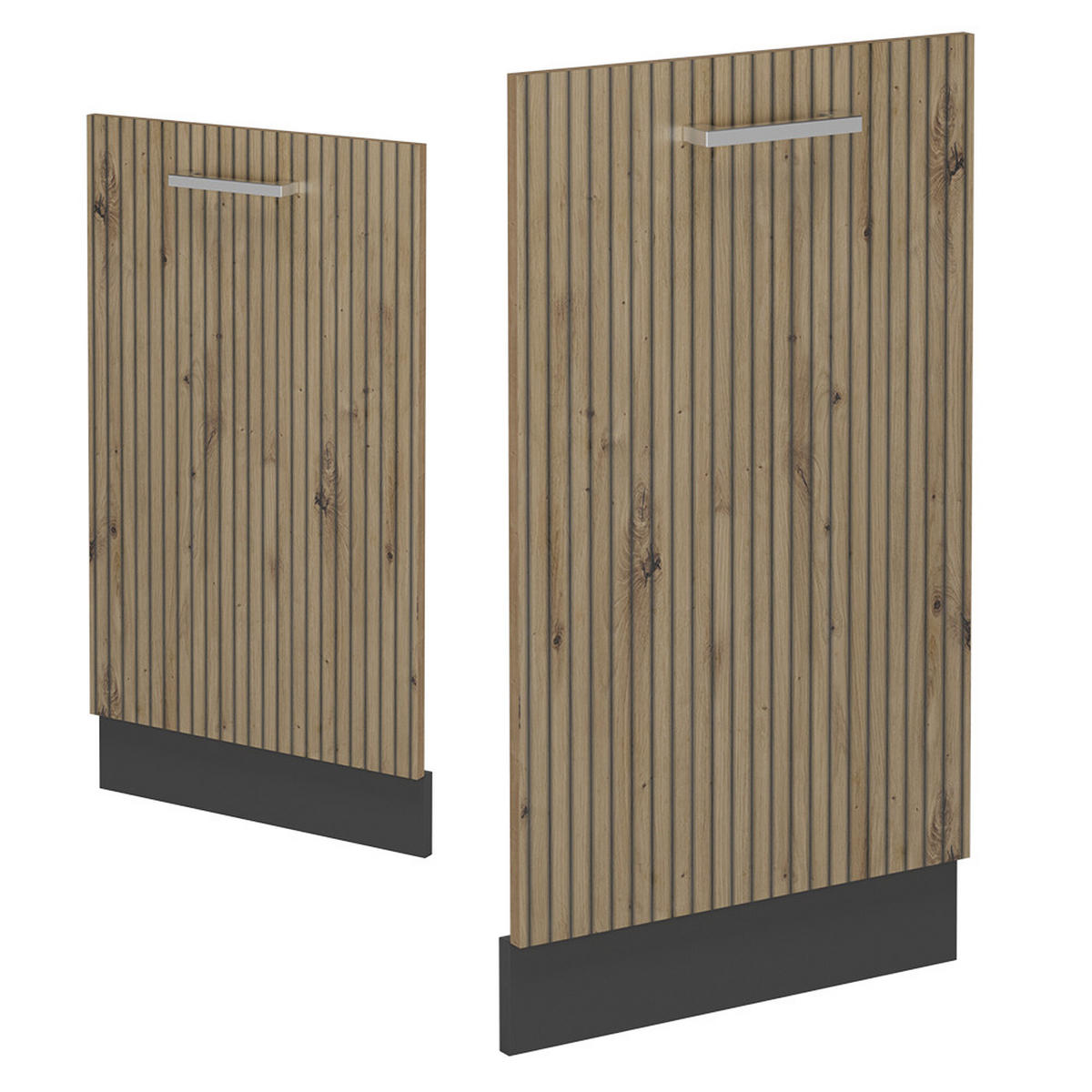 GESCHIRRSPÜLBLENDE R-Line Artisan-Eiche 45 cm ohne Arbeitsplatte - Anthrazit/Eiche Artisan, Holzwerkstoff (45/81.8/1.6cm) - Vicco