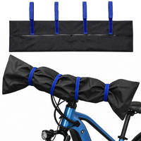 LENKERSCHUTZHÜLLE E-Bike Transportschutz Set Blau - Blau, Textil (22/4/89cm)