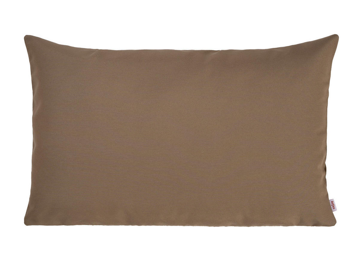 KISSENHÜLLE Wunschton deep-taupe 40/60 cm - Braun, Textil (40/60cm) - beties Heimtextil