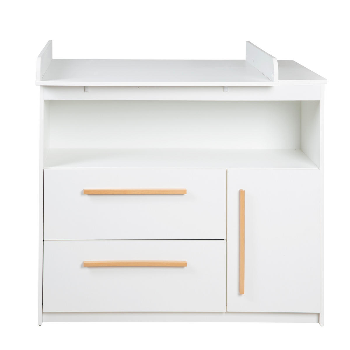WICKELKOMMODE Lilo - Weiß, Holz/Holzwerkstoff (107/98/75cm) - Roba