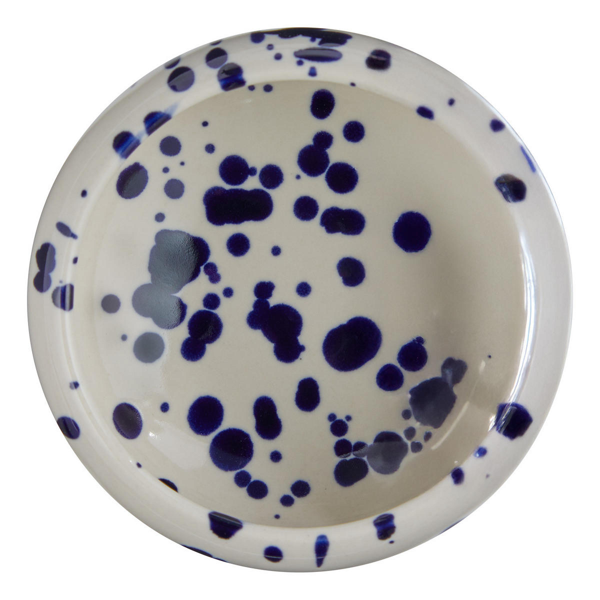 DIPSCHALE Boogy Splash 7cm - Dunkelblau, Keramik (9/9/3.5cm) - Butlers