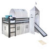 HOCHBETT 90/200 cm in grau mit Lattenrost - Grau, Holz - Homestyle4u