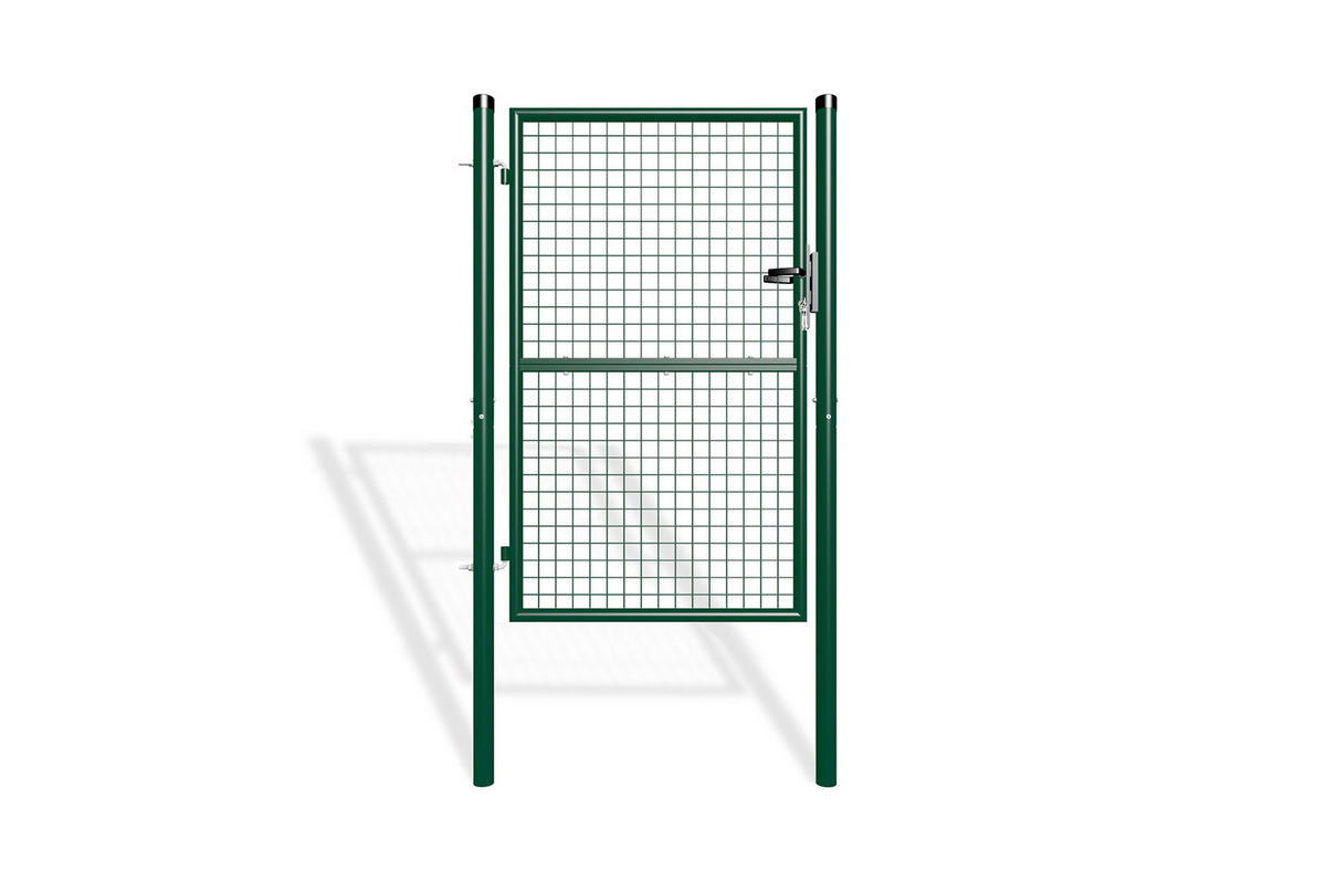 ZAUNTOR Olga Grün 3m H.150cm + TÜRCHEN 1m H.150cm - Grün, Metall (306/156cm) - Casanoov