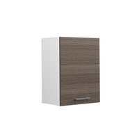 HÄNGESCHRANK R-Line Grau 45 cm - Weiß/Braun, Holzwerkstoff (45/60/31cm) - Vicco
