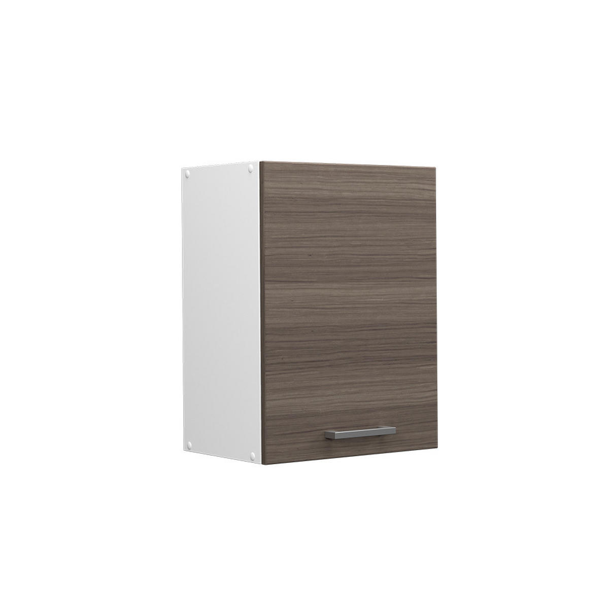 HÄNGESCHRANK R-Line Grau 45 cm - Weiß/Braun, Holzwerkstoff (45/60/31cm) - Vicco