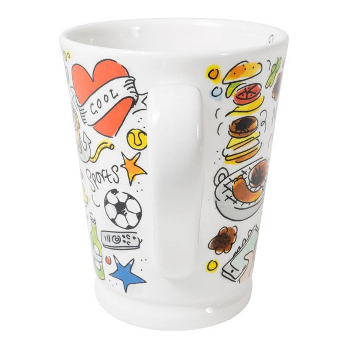 XL-BECHER Der Mann in Bunt - 500 ml - Multicolor, Keramik (0.5L) - Blond Amsterdam
