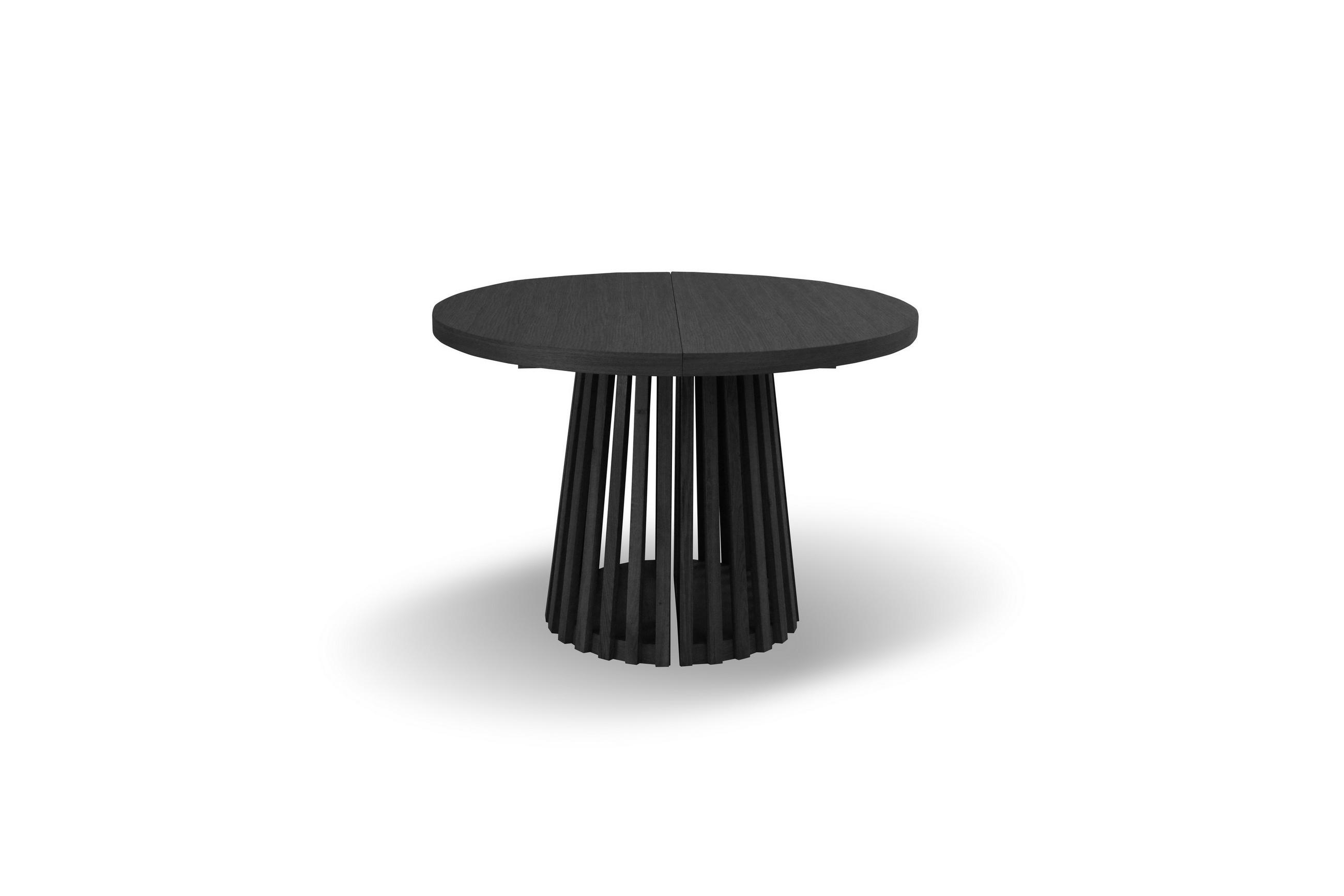 Masseno Esstisch Schwarz 110x76x110 cm