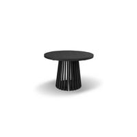 ESSTISCH LAMELLI Ausziehbar 110 - 210 / 110 x 76 cm - Schwarz, Holz (110/110/76cm) - MASSENO