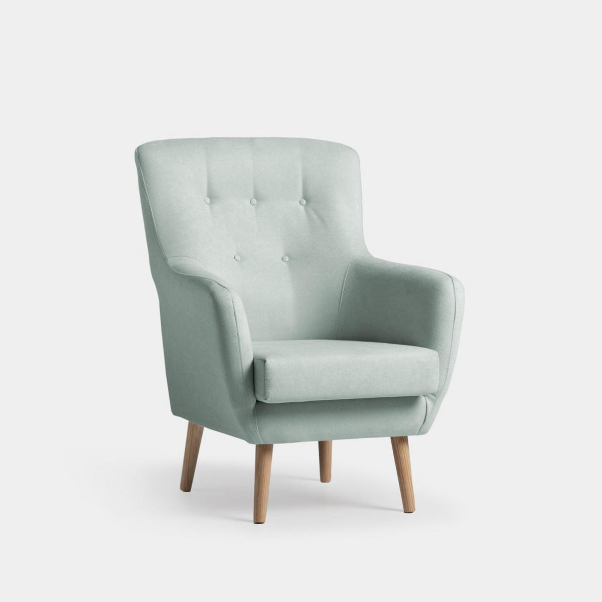 LESESESSEL Astrid Grün 73 cm x 100 cm - Grün, Textil (73/100/83cm) - Klast Home