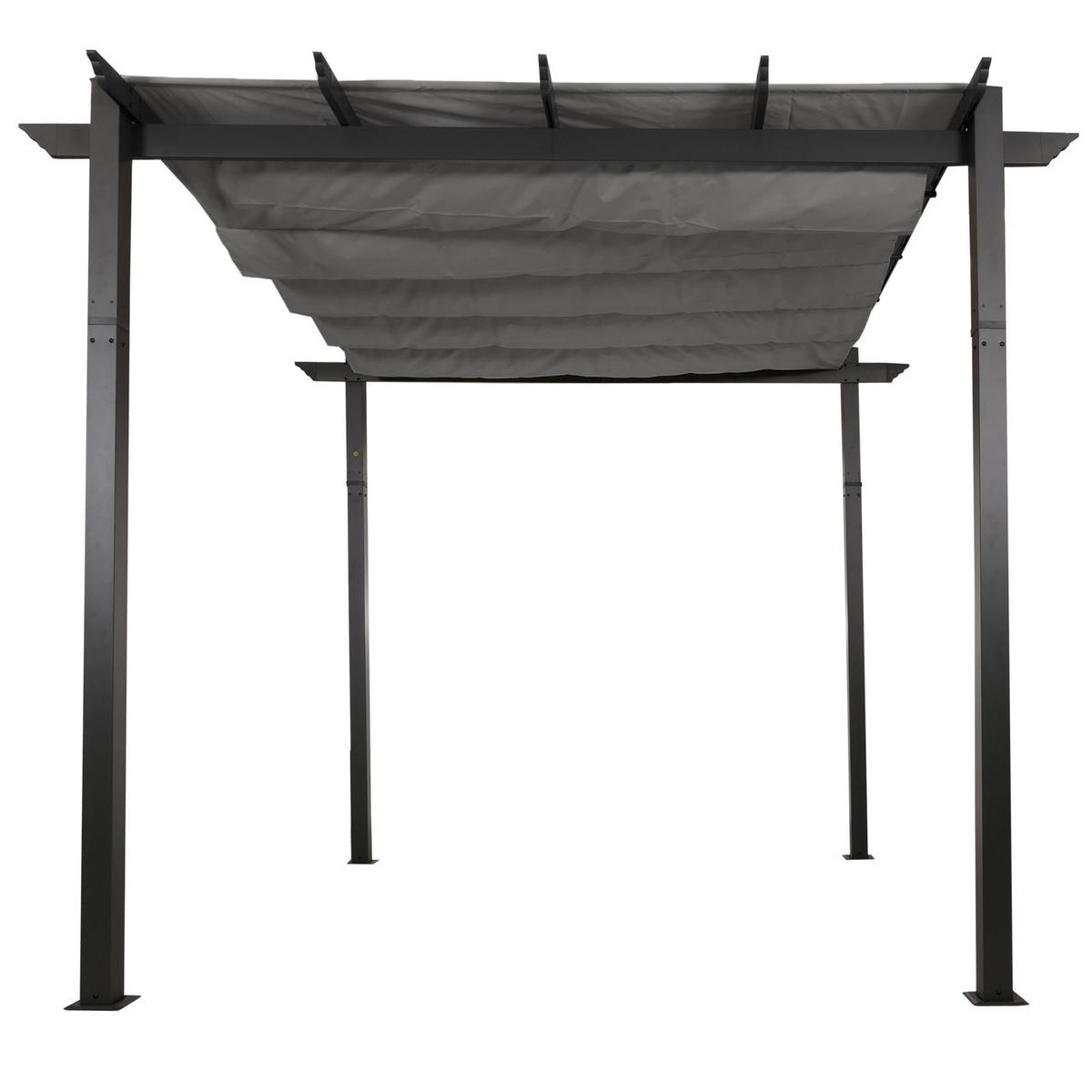 PERGOLA Aluminium 3x3m Grau - Grau, Metall (300/240/300cm) - BERLINLODGE