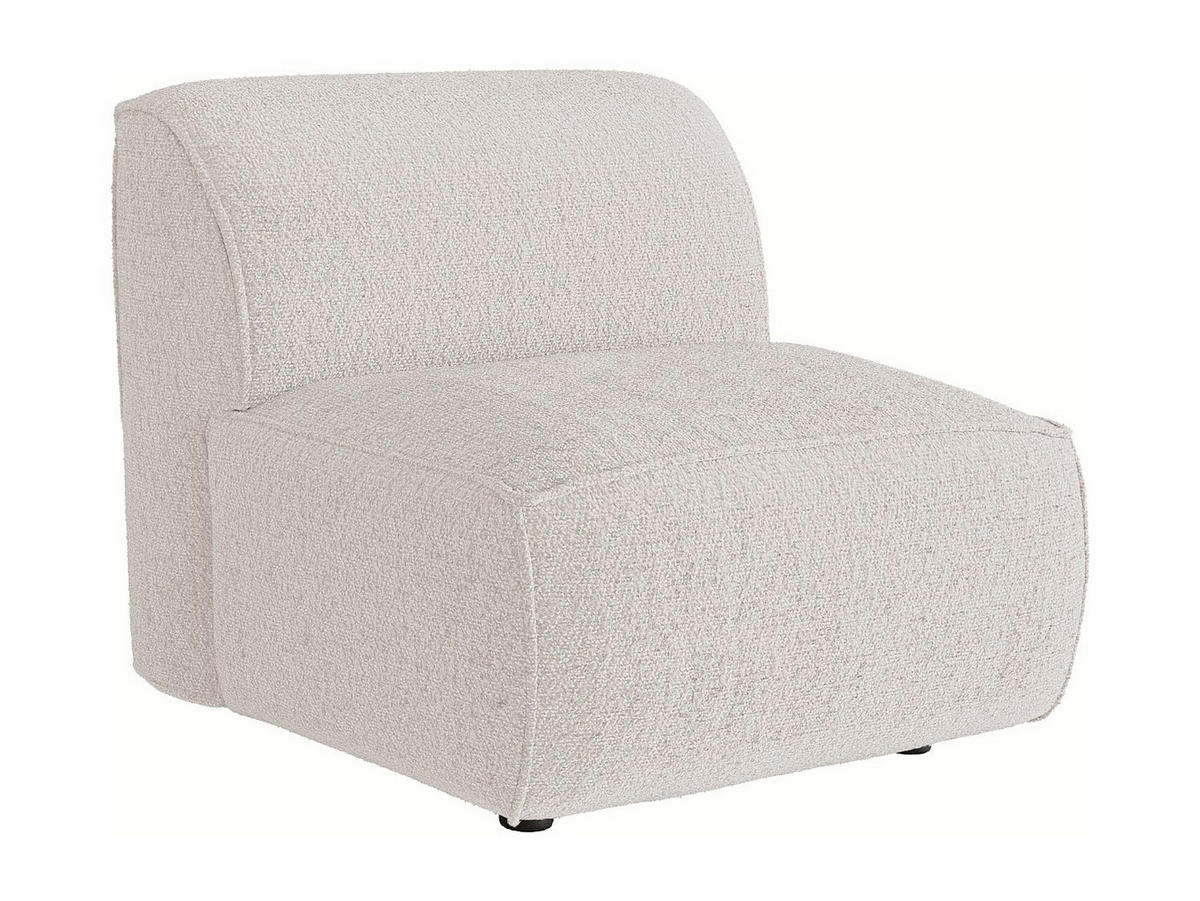 SESSEL mit gerader Rückenlehne - 1 Person - stoff - beige Camilio - Beige, Textil (75/74/97cm) - Vente-Unique