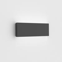 LED-WANDLEUCHTE Band M - Schwarz Hochglanz, Metall (29/11/3.6cm) - Lumicom