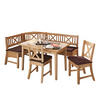 ECKBANKGRUPPE im modernen Landhausstil Deborah Massivholz Buche/Braun - Buchefarben/Braun, Holz (179/1/139cm) - 58aufmkessel