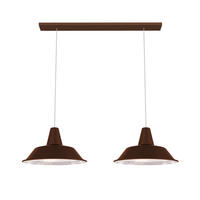 HÄNGELEUCHTE - Braun, Metall (35/70/120cm) - Lumicom