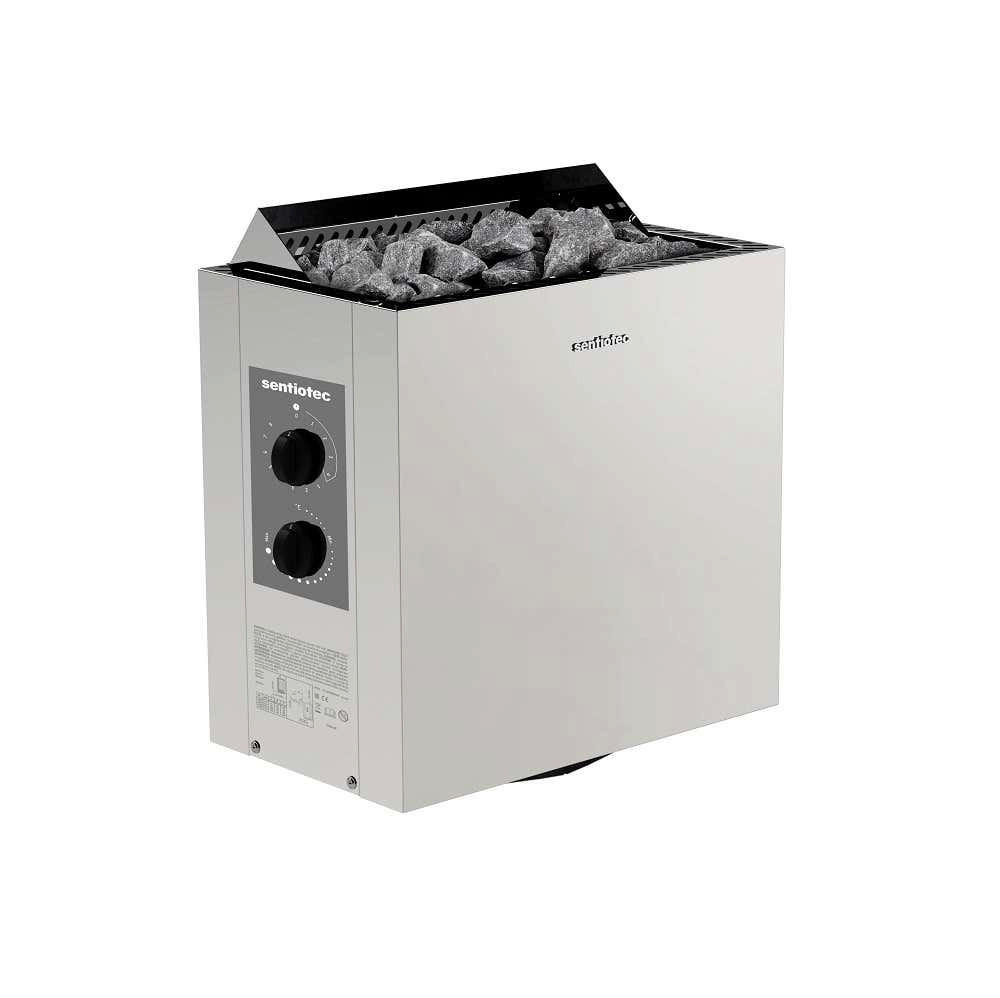 FinnTherm Ofen Silber 50x44x28 cm