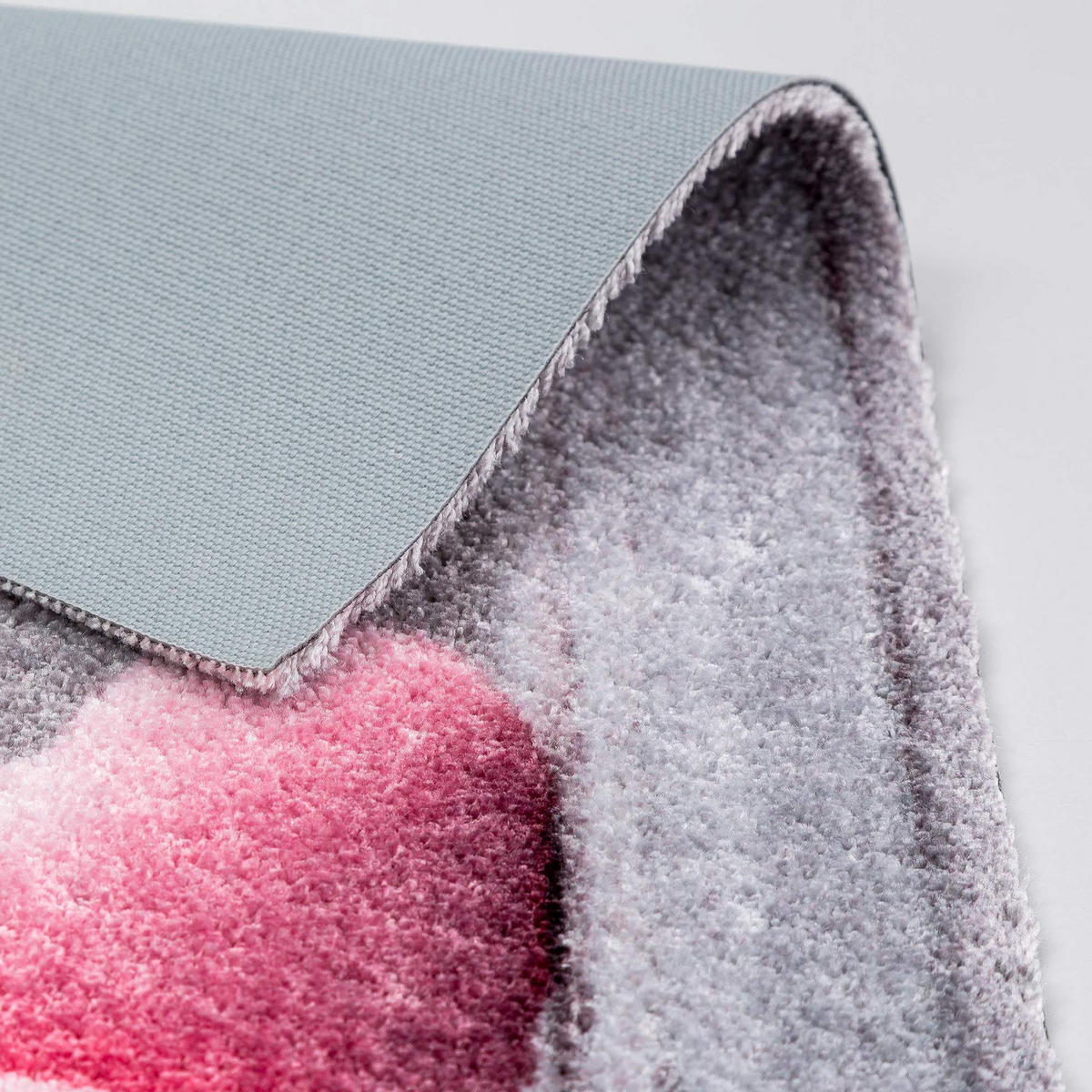 TEPPICH LÄUFER PURE & SOFT - Hellgrau, Textil (50/70cm) - Astra