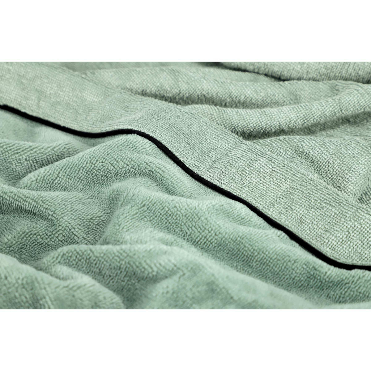 BADEMANTEL SELECT - Grün, Textil (XLnull) - Schöner Wohnen
