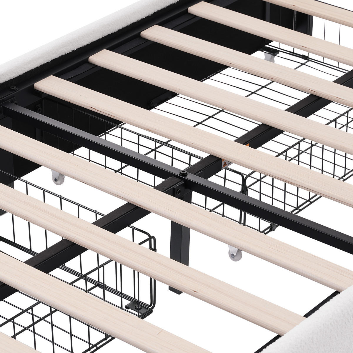 TEENAGERBETT 90/200 cm DE-00296, in Weiß, 2 Schubladen - Weiß, Holz (90/200cm) - ComfortXL