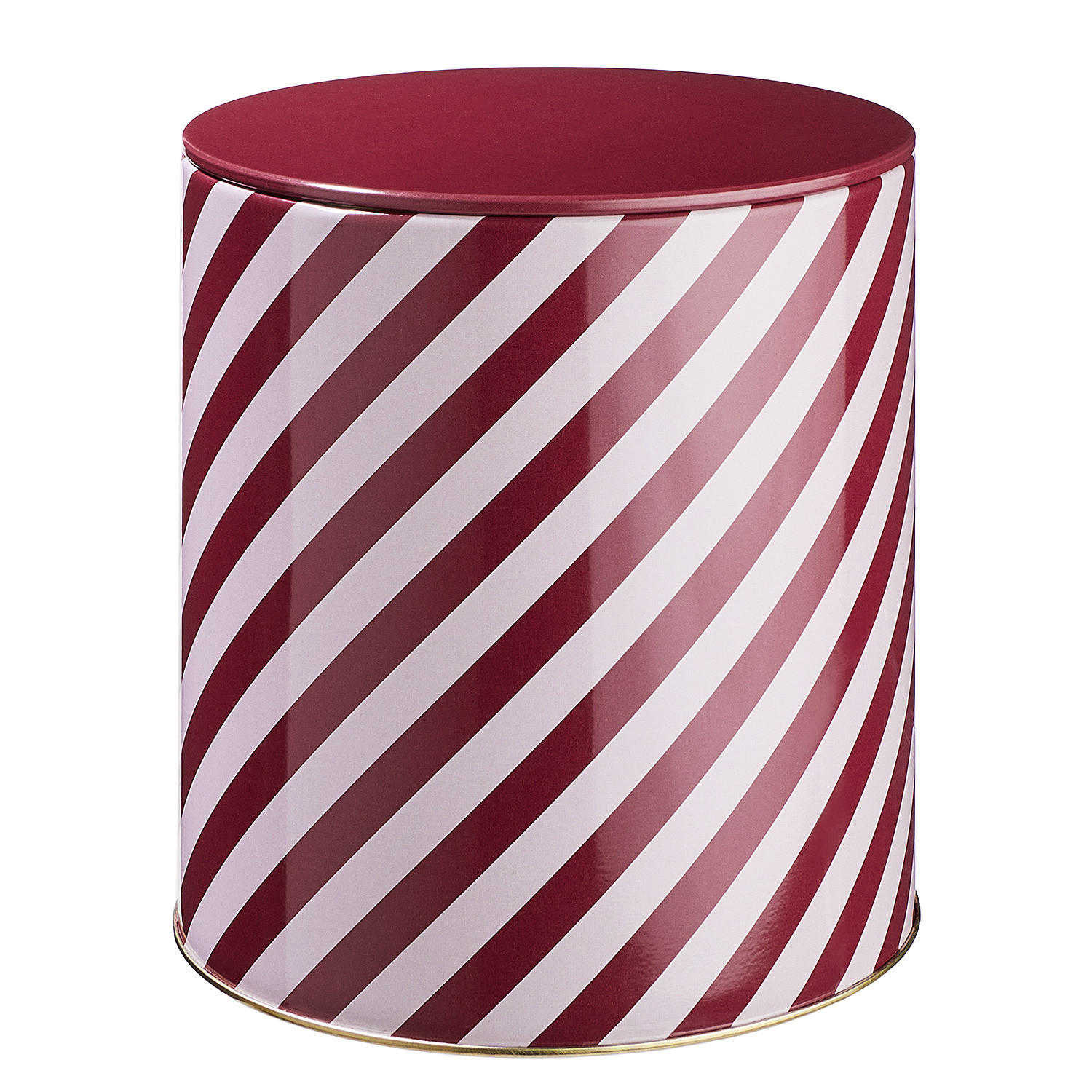 KEKSDOSE Cookie Jar Candy Cane - Dunkelrot, Metall (14/15/14cm) - Butlers
