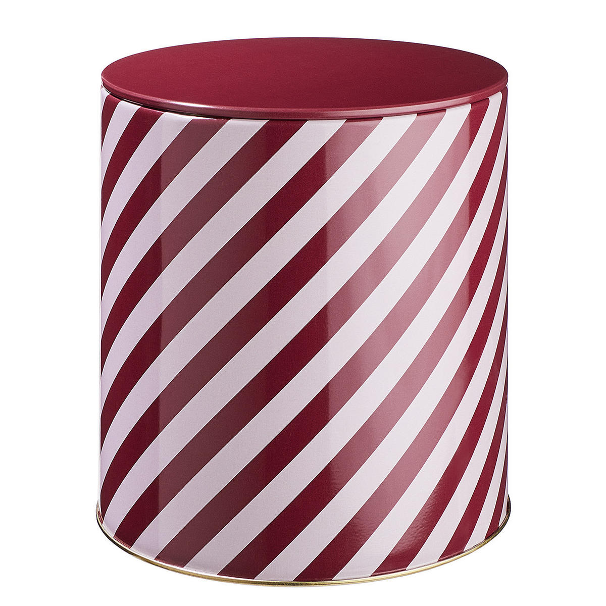 KEKSDOSE Cookie Jar Candy Cane - Dunkelrot, Metall (14/15/14cm) - Butlers